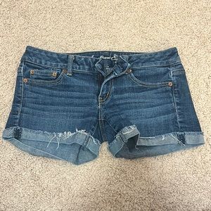 American Eagle Dark Wash Denim Shorts